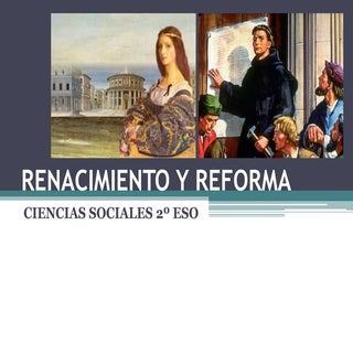 RENACIMIENTO Y REFORMA