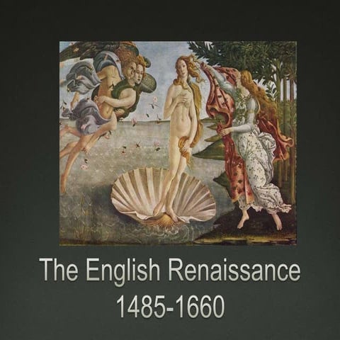 English Renaissance | PPT