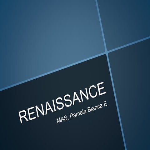 Art Histort: Renaissance