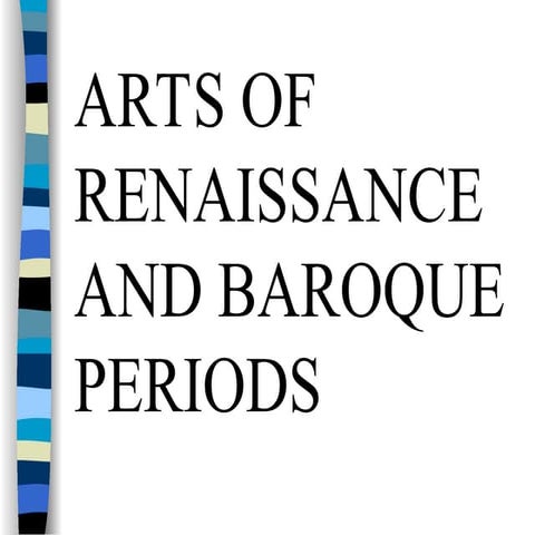arts and renaissance period. MAPEH 9 Arts first quarter | PDF