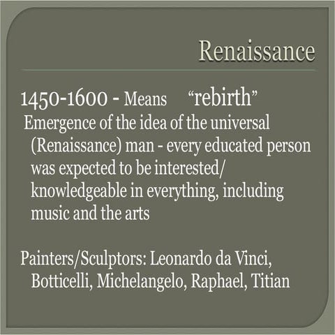 Renaissance Music 2003 3.Ppt