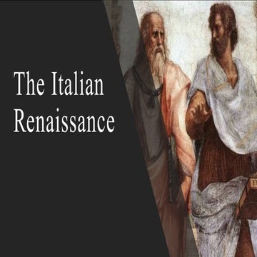 Notes On The Renaissance | PDF