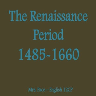 Renaissance period