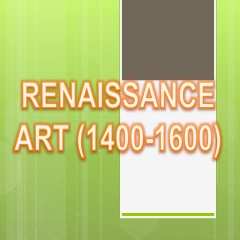 Renaissance and Baroque Art