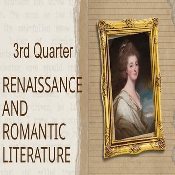 Renaissance vs. Romanticism powerpoint 222 | PPTX
