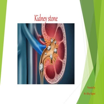 Renal calculus