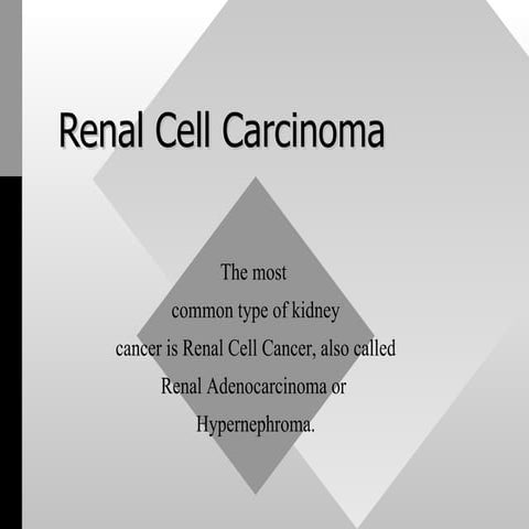 Renal cell carcinoma | PPT