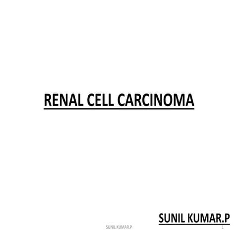 Renal cell carcinoma