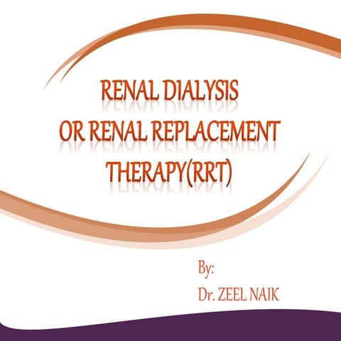 Renal dialysis
