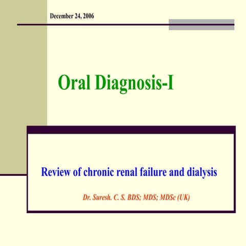 Renal diseases