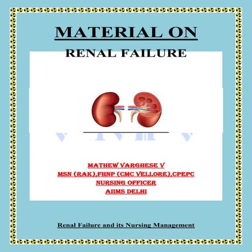 Renal failure 