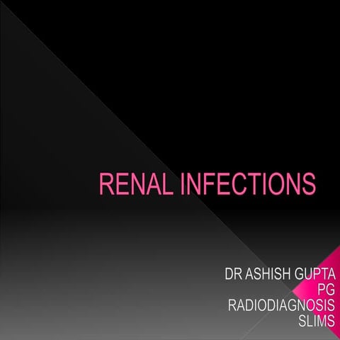Renal infections radiology 