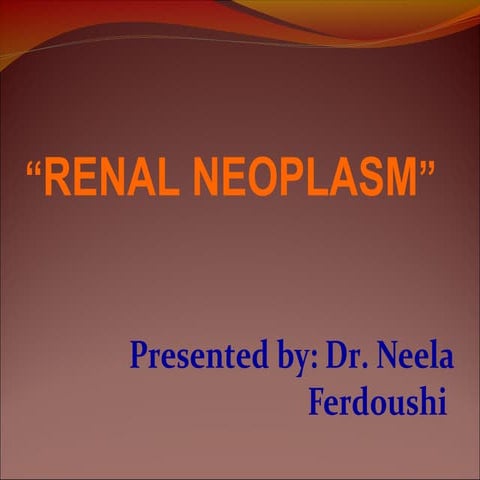 Renal neoplasm bmc_6th_oct_2010
