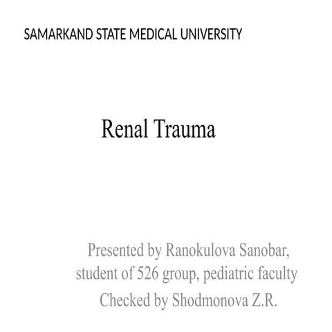 renaltrauma renal injury.        RS.pptx