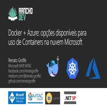 Docker + Azure: opções disponíveis para uso de Containers na nuvem Microsoft ...