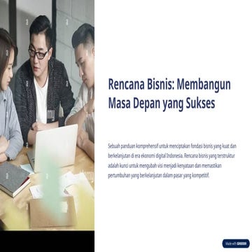 Rencana-Bisnis-Membangun-Masa-Depan-hbbb | PPTX