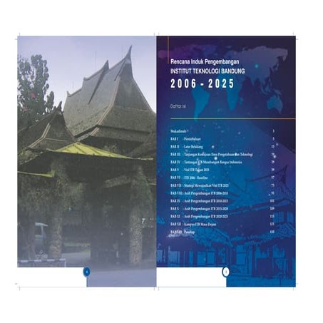 Rencana Induk Pengembangan ITB 2006-2025 Roadmap