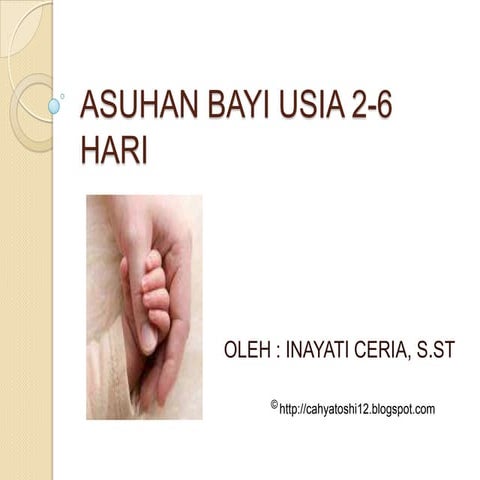 Rencana asuhan bayi2 6