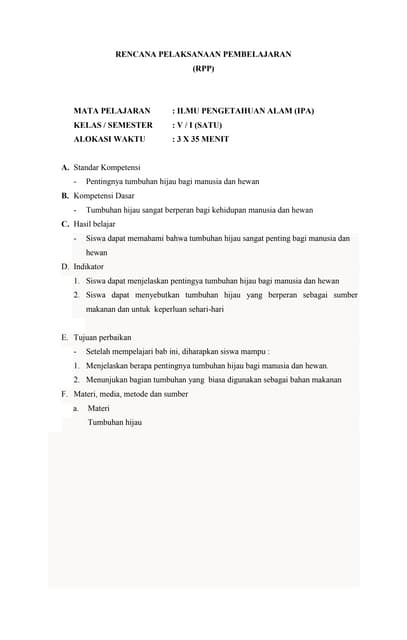 Download Rpp Kelas 5 Ipa 2021 2022 2023 Gif