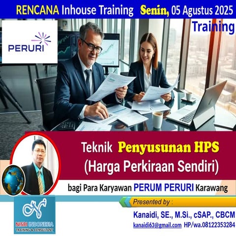 RENCANA (Peruri Karawang, 05 Agst'25) + Link-link Materi Training ...