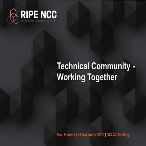 Technical Community - Working Together