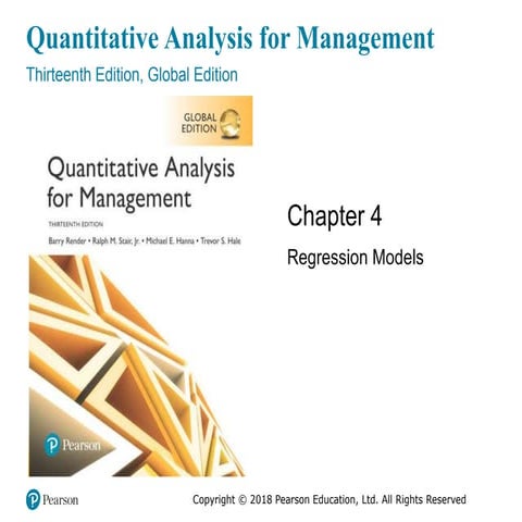 Quantitative Analysis for Management new ppt