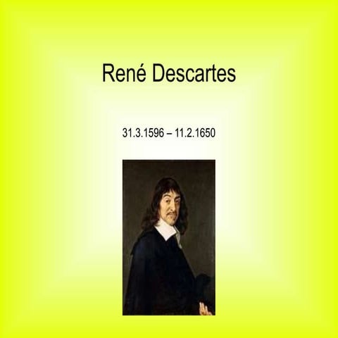 René descartes | PPT