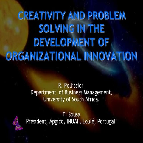 Innovation and Creativity Audit | PPTX