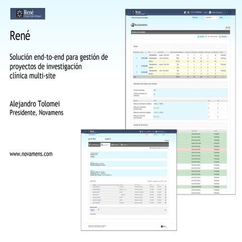 Rene clinical trials software