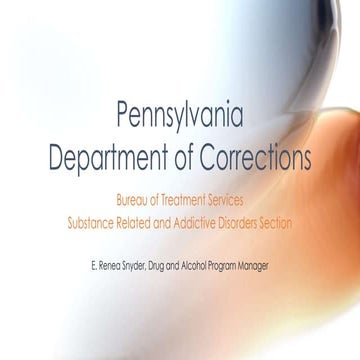 Integrating SMART Recovery into the PA Dept of Corrections