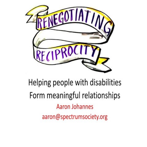 Renegotiating Reciprocity - Supporting People with Disabilities in Contribution by Empowering Staff and Re-Focusing Agencies