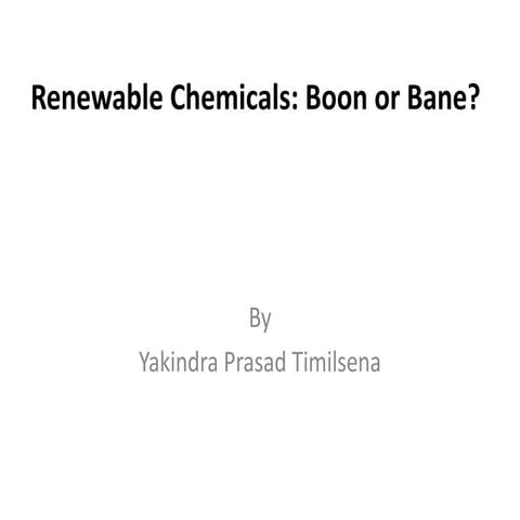 Renewable chemicals presentation final