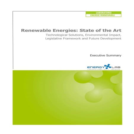 Renewable Energy Report - Executive Summary 2011