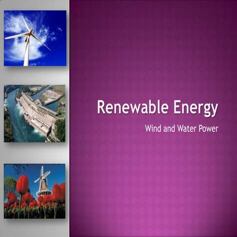Presentation renewable energy resources | PPTX