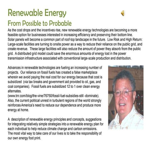 Impact of Renewable Energy Sources on Power System | PDF