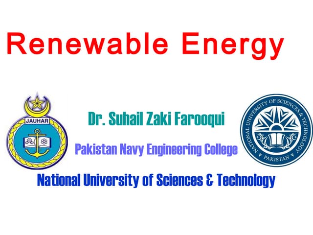 Renewable energy course#00
