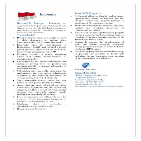 Renewable Energy Indonesia