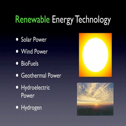 Renewable Energy Technology