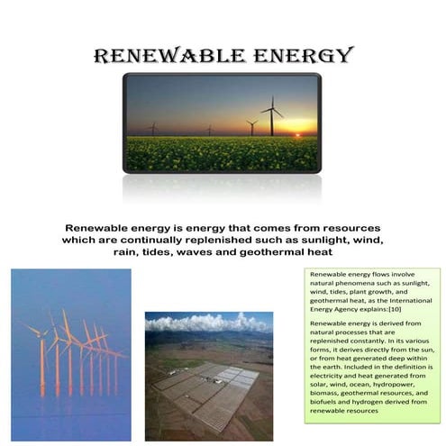 Renewable energy magazine