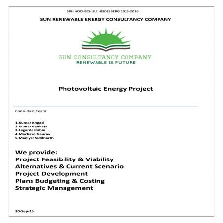 Renewable energy management