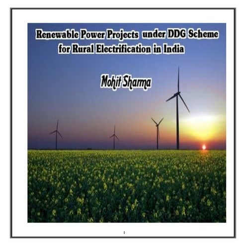 Renewable Energy  Power Projects for Rural Electrification in India