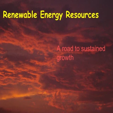 Renewable Energy Resources