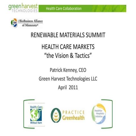 Renewable Mat Health Care Mkts Rev.Z1