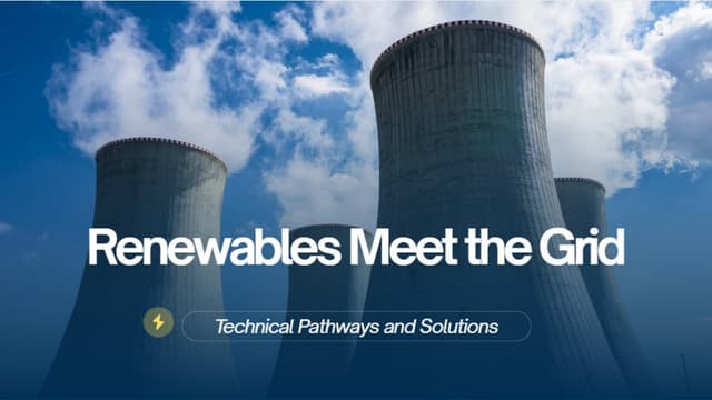 Renewables Meet the Grid_ Technical Pathways and Solutions.pptx