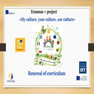 Renewal of curriculum in Kindergarten 