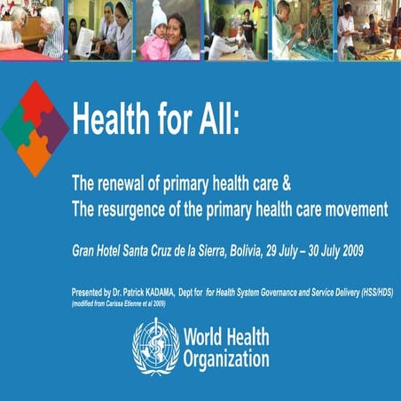 Renewal Of Primary Health Care