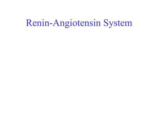 Renin angiotensin aldosterone system | PPTX | Heart and Cardiovascular ...