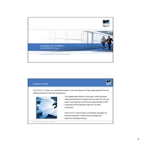 Renolit SE Introduction PPT