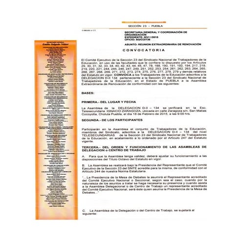 Renovación D -  II - 134