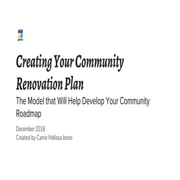 Community Strategy Roadmap: How to Create a Community Strategy with the Commu...